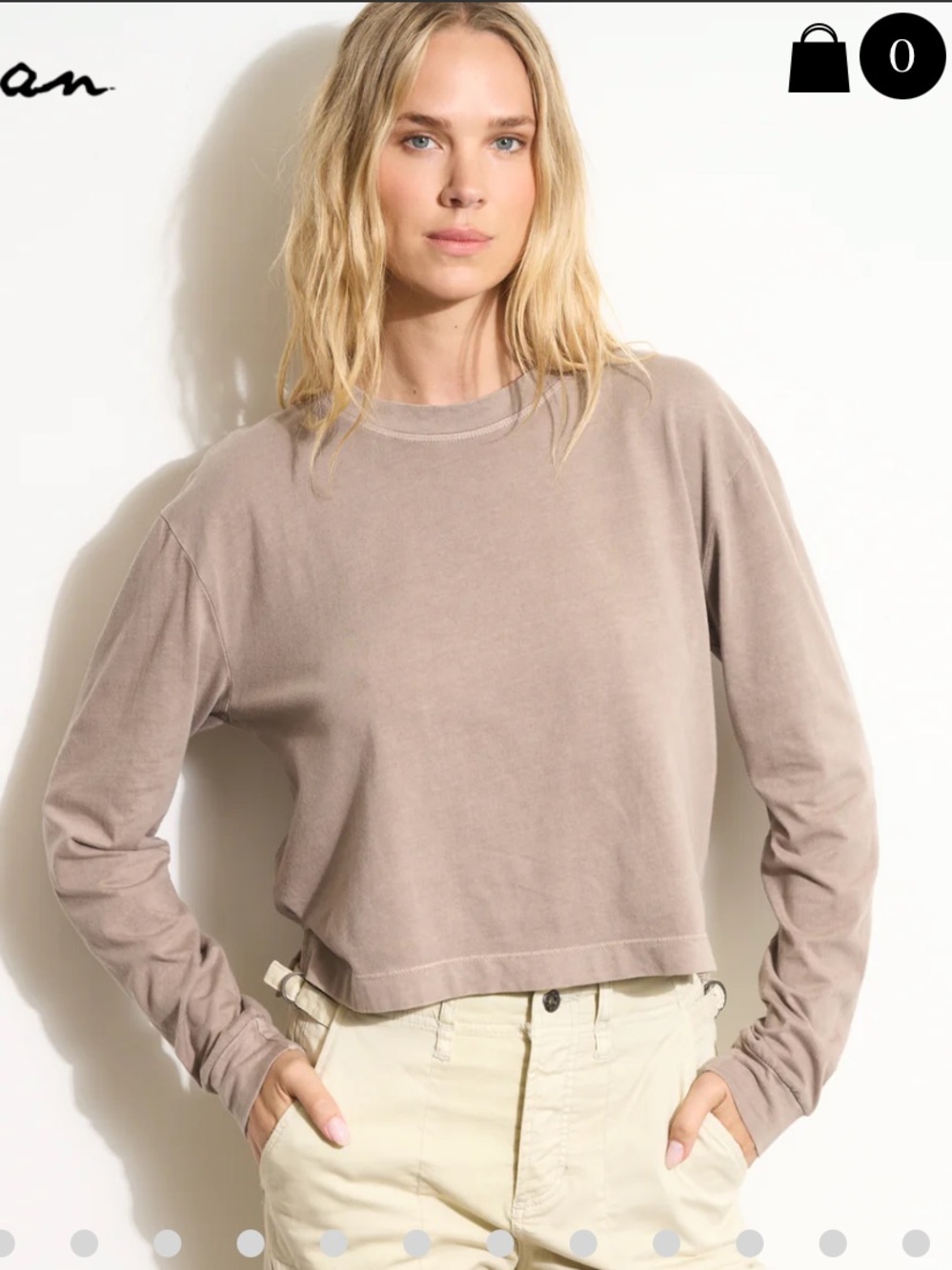 Rowan REAGAN LONG SLEEVE BOYFRIEND TEE